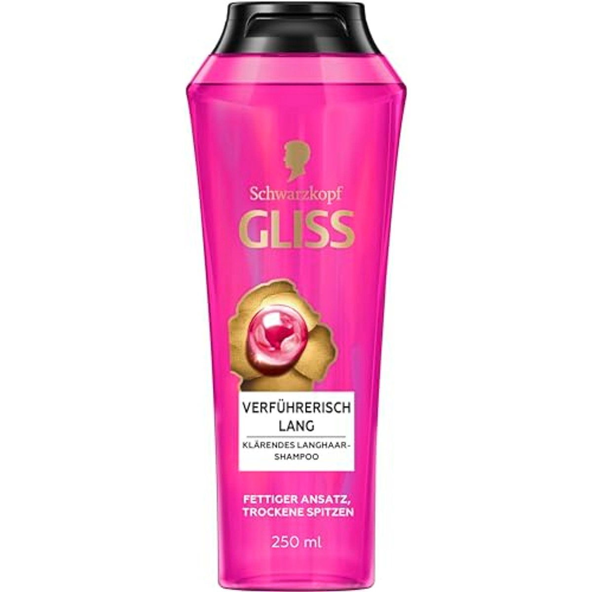 Gliss Verleidelijk Lang Shampoo 6 x 250 ml - Voordeelverpakking
