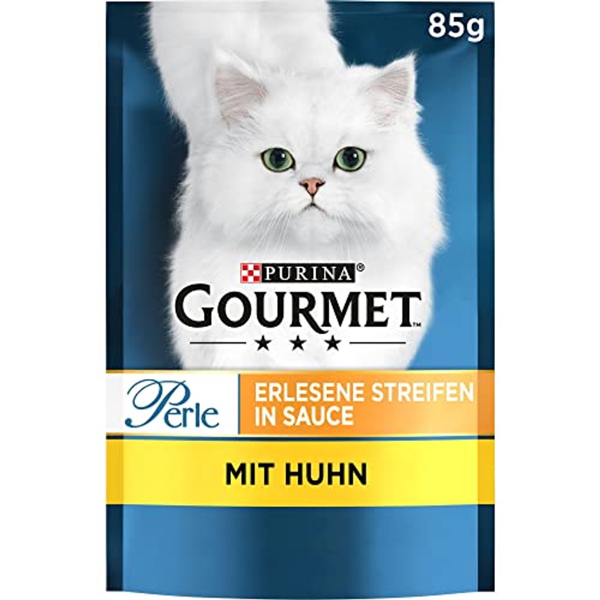 Gourmet Perle Exquisite Strips natvoer kattenvoer kip 26 x 85 g - 6-pack