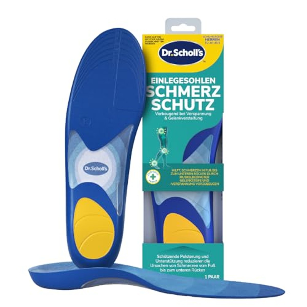 Dr. Scholl's inlegzolen heren maat 40-46,5, 1 paar - 3-pack