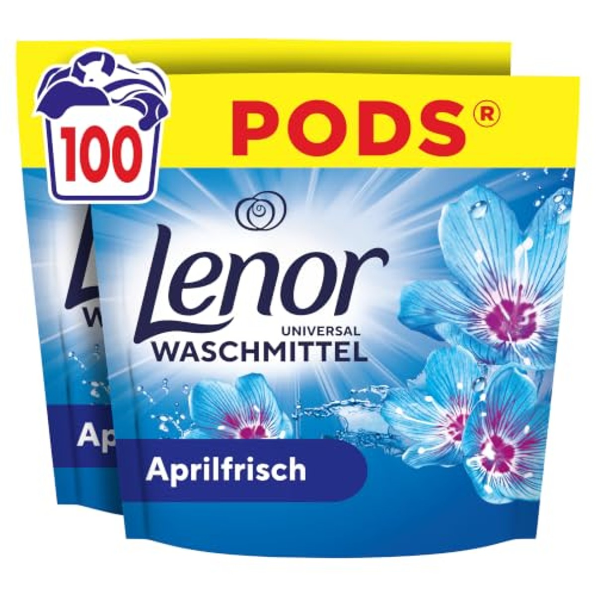 Lenor Pods Aprilfrisch Wasmiddel 100 wasbeurten – Lenor