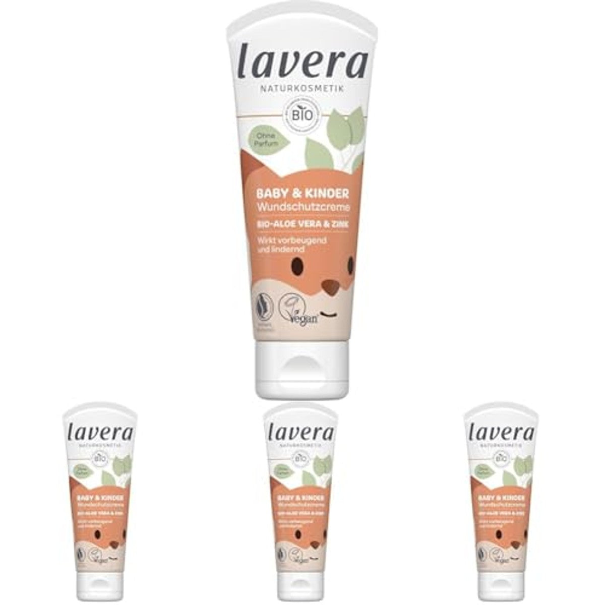 lavera Baby & Kinder Wondbeschermcrème 4 x 75 ml – foto 2