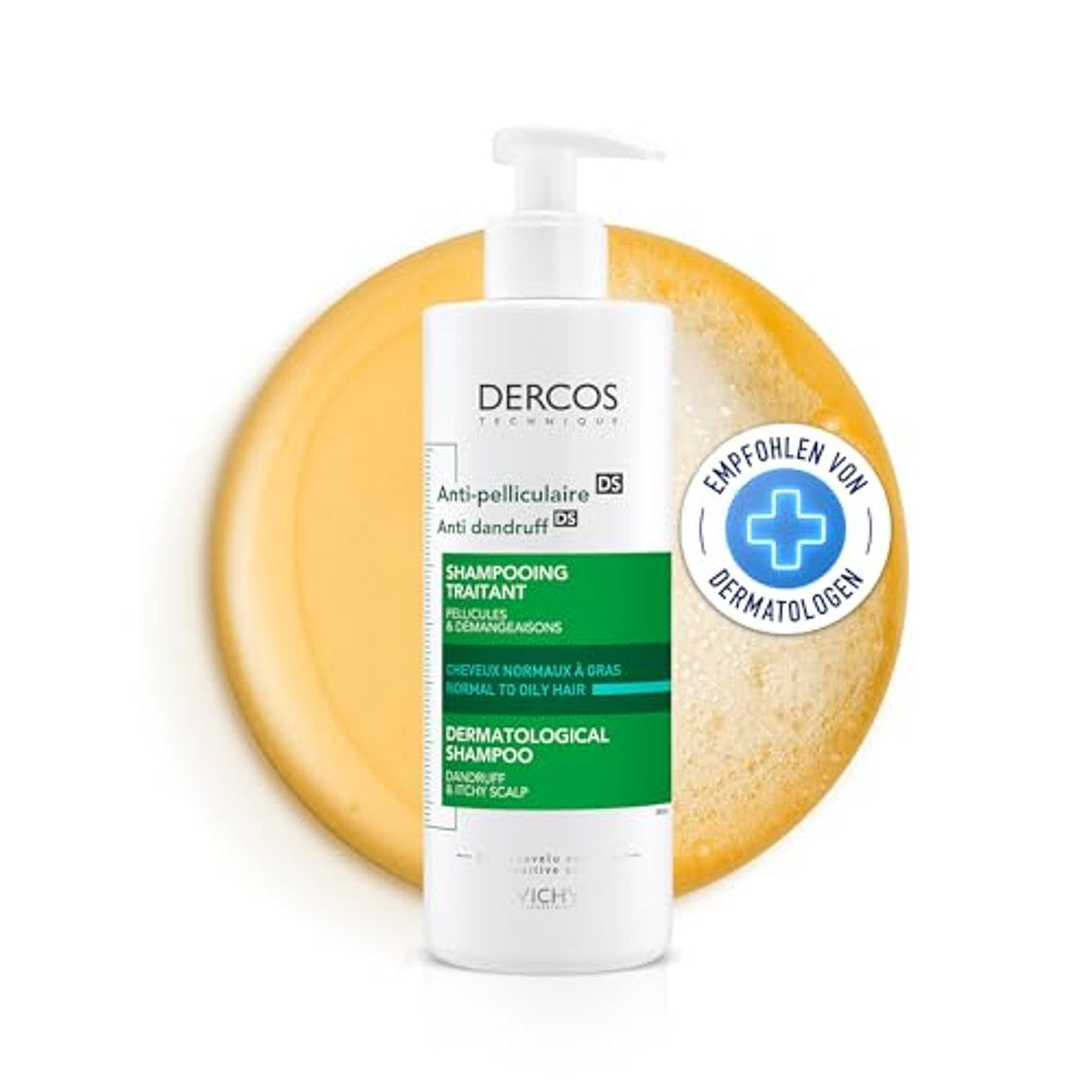 Vichy Dercos Anti-roos Shampoo voor Vette Hoofdhuid 390 ml