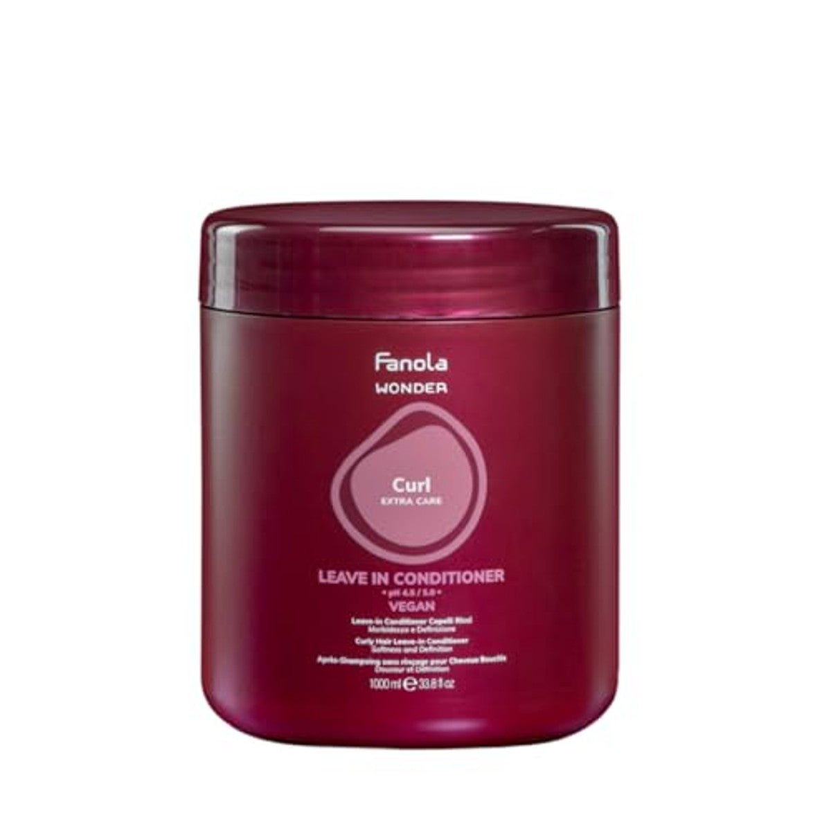 Fanola Wonder Curl Conditioner zonder uitspoelen voor krullend en golvend haar, 1000 ml