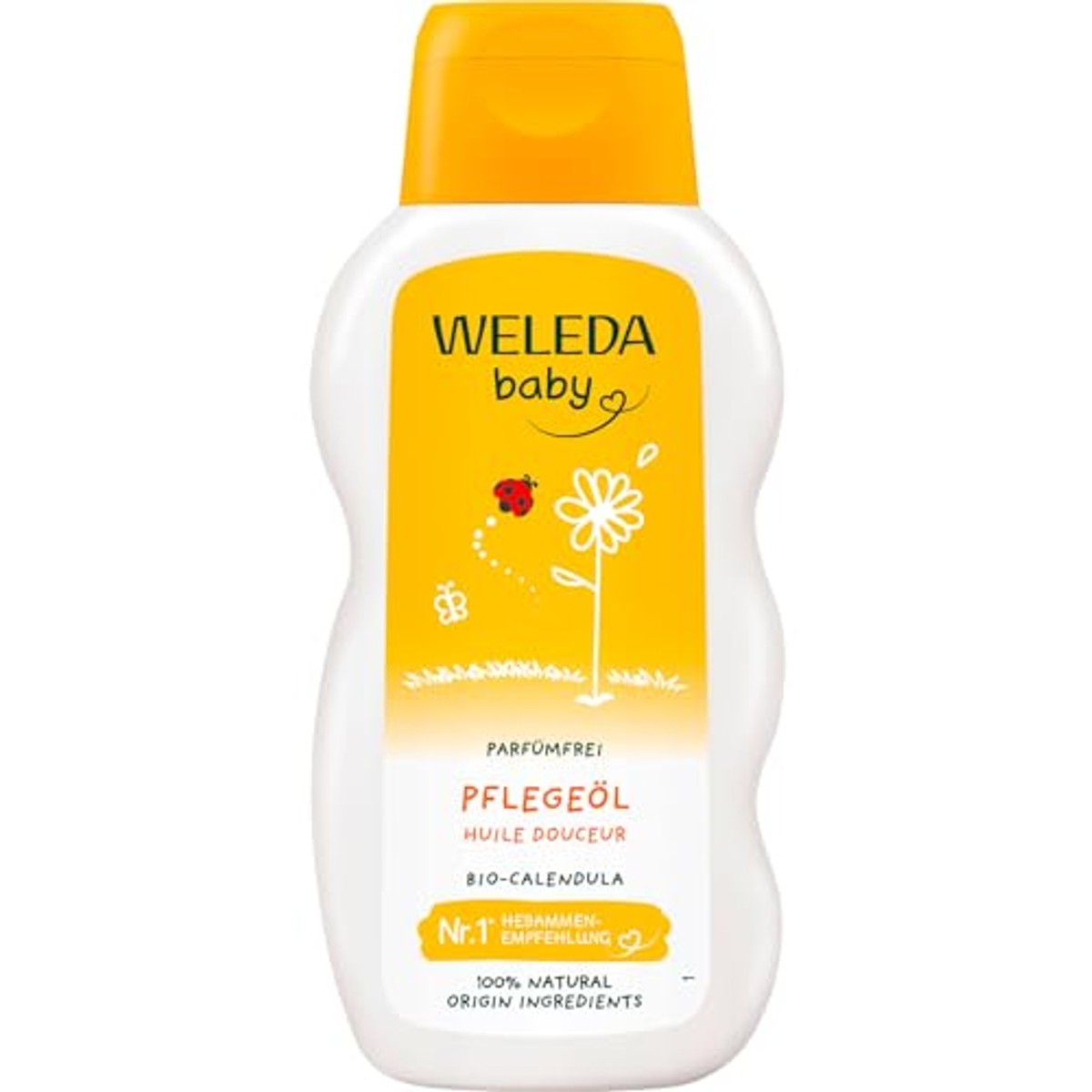 Weleda Bio Baby Calendula Verzorgingsolie Parfumvrij 200 ml - 6-pack