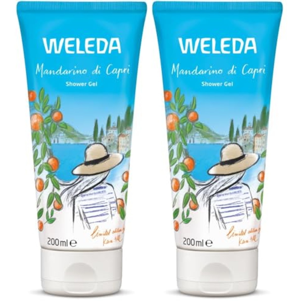 Weleda Bio Mandarino di Capri Douchegel Limited Edition 2 x 200 ml - 3-pack