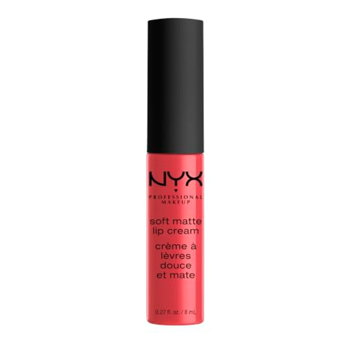 NYX Professional Makeup Lippenstift, Soft Matte Lip Cream, Romige en matte afwerking, Sterk gepigmenteerd, Langdurig, Kleur: Bubblegum Pink – NYX PROFESSIONAL MAKEUP