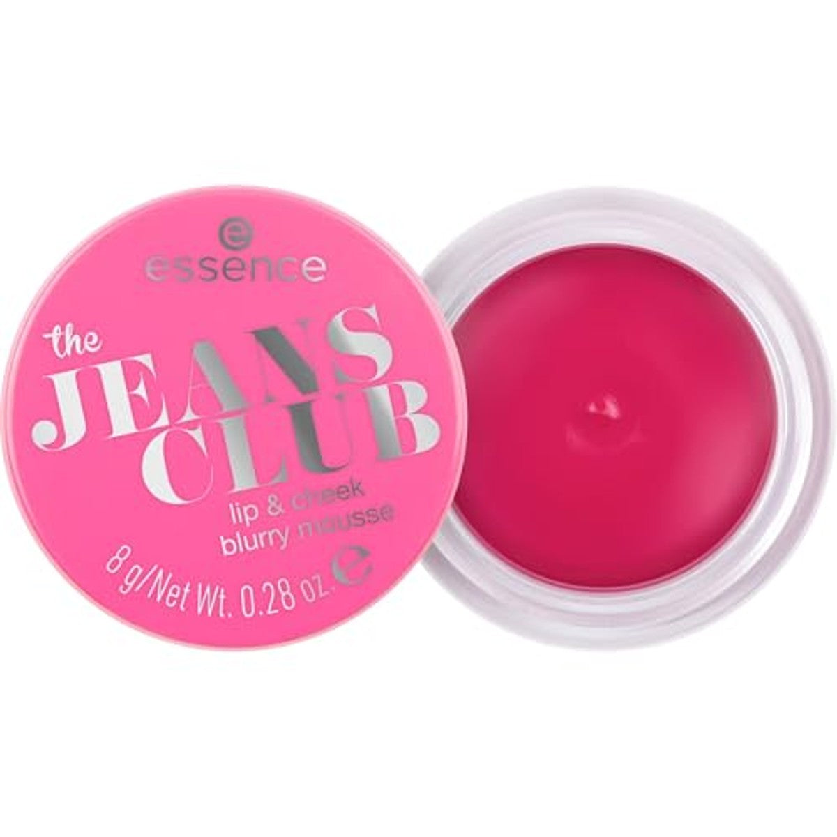 essence the Jeans Club lip & cheek blurry mousse nr. 01 roze 8 g - 3-pack