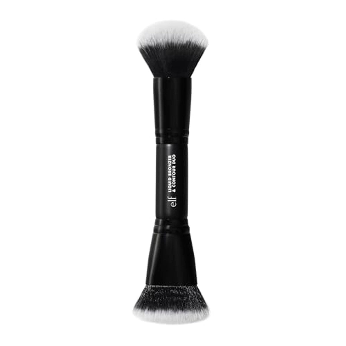e.l.f. Camo Liquid Bronzer & Contour Duo Brush, dubbelzijdige gezichtsmake-upkwast, voor een gedefinieerde zon-kussed teint, synthetische haren, veganistisch en dierproefvrij | Seidige hochpigmentierte Formel mit doppelseitigem – e.l.f.