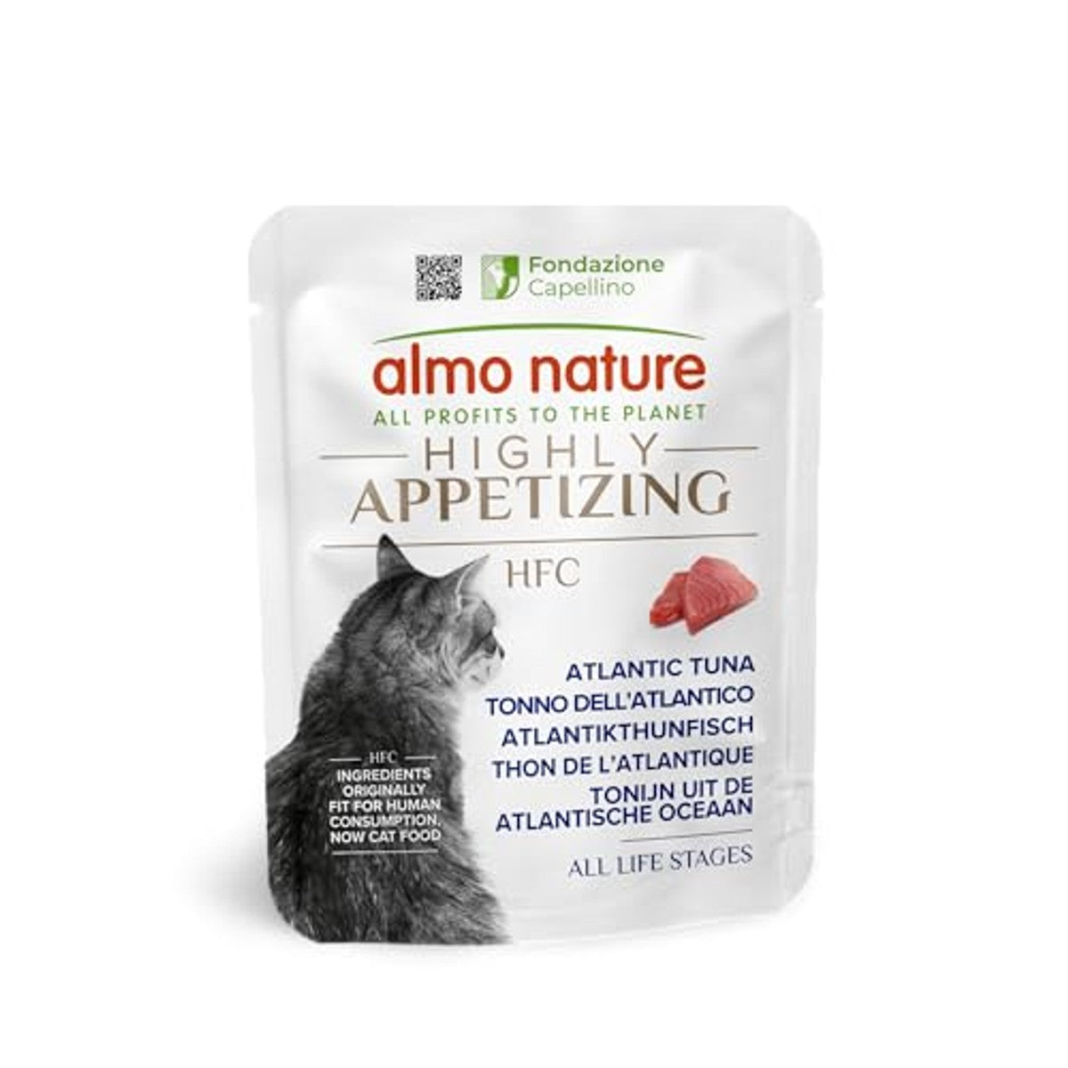 Almo Nature HFC Highly Appetizing Kattenvoer Atlantische Tonijn 24 x 50 g - 6-pack