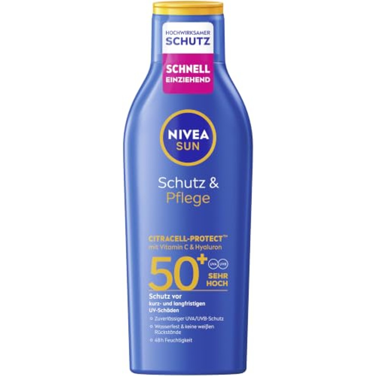 Nivea Sun Bescherming & verzorging zonnelotion SPF 50+ 3 x 200 ml - Voordeelverpakking