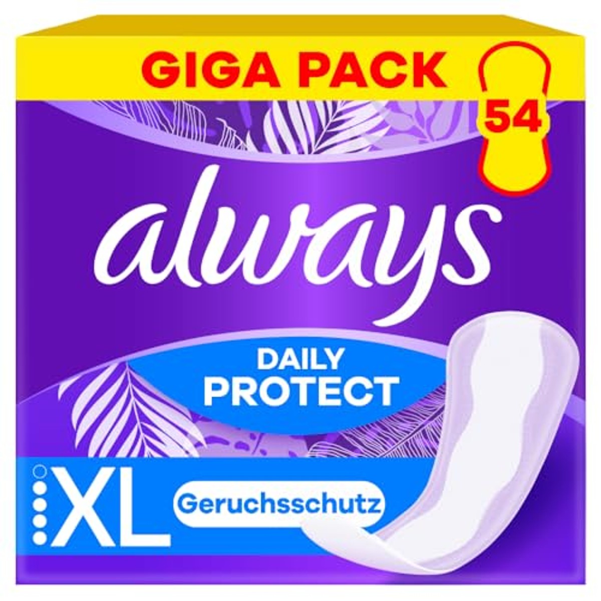 Always Daily Protect Extra Long Inlegkruisjes lichte geur, 54 stuks – Always