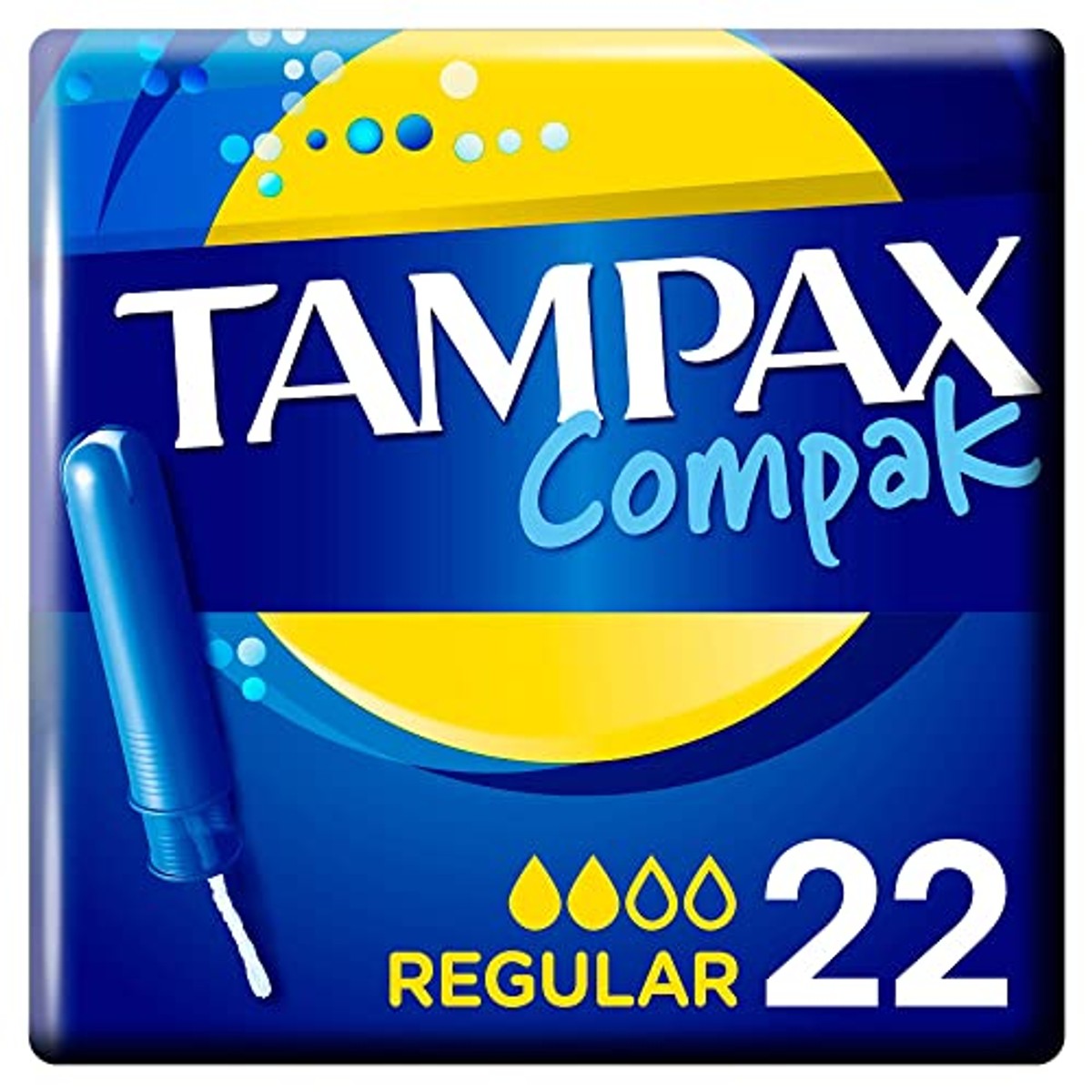 Tampax Compak Regular 22 stuks – Tampax