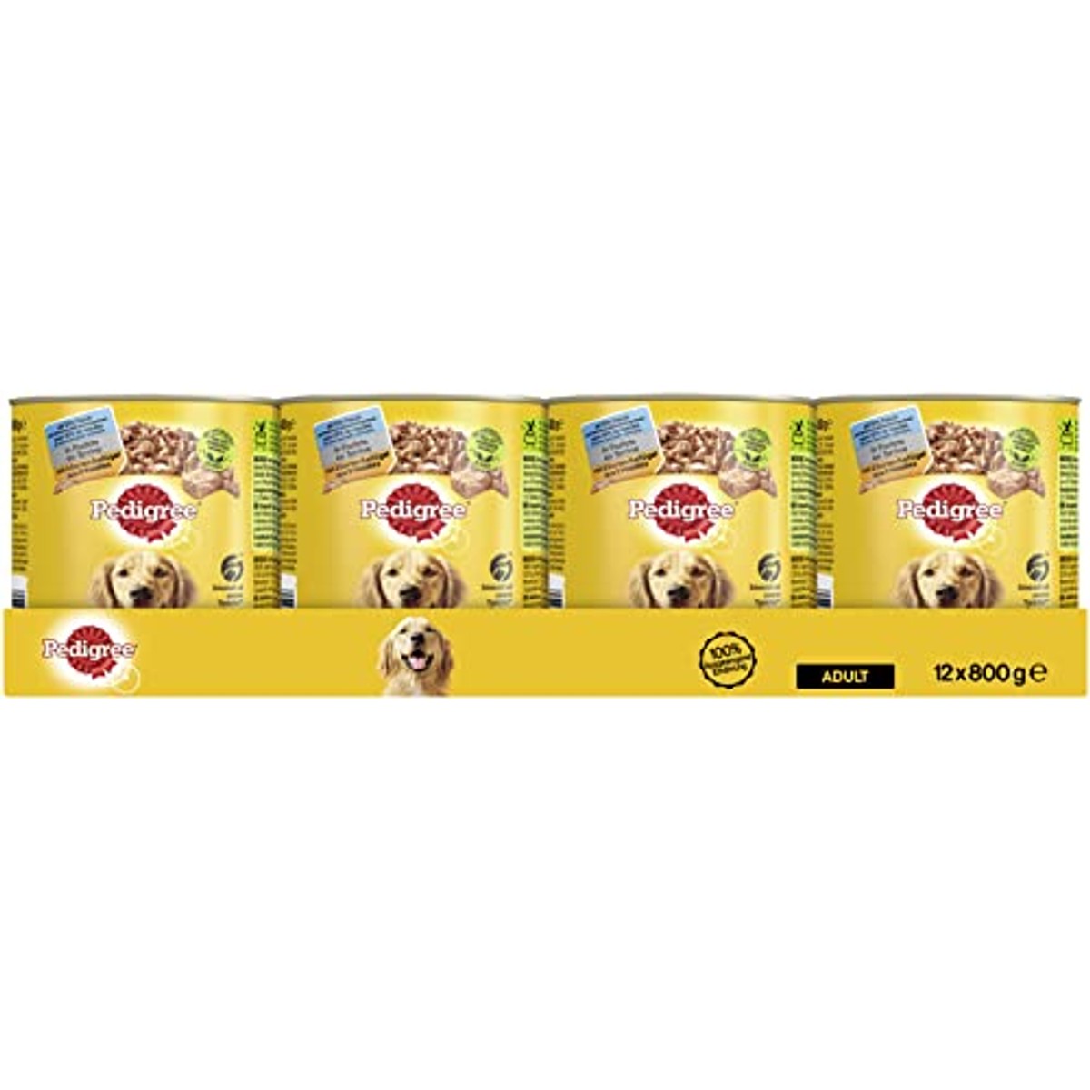 Pedigree Klassiek hondenvoer 5 soorten gevogelte 12 x 800 g - 3-pack