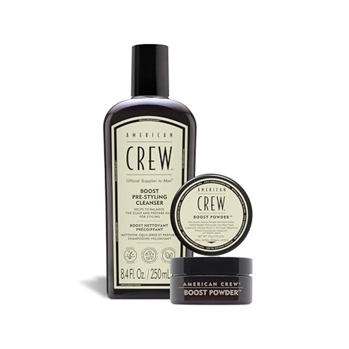 American Crew Boost Pre-Styling Shampoo 250 ml & Boost Poeder 10 g - 6-pack – foto 2
