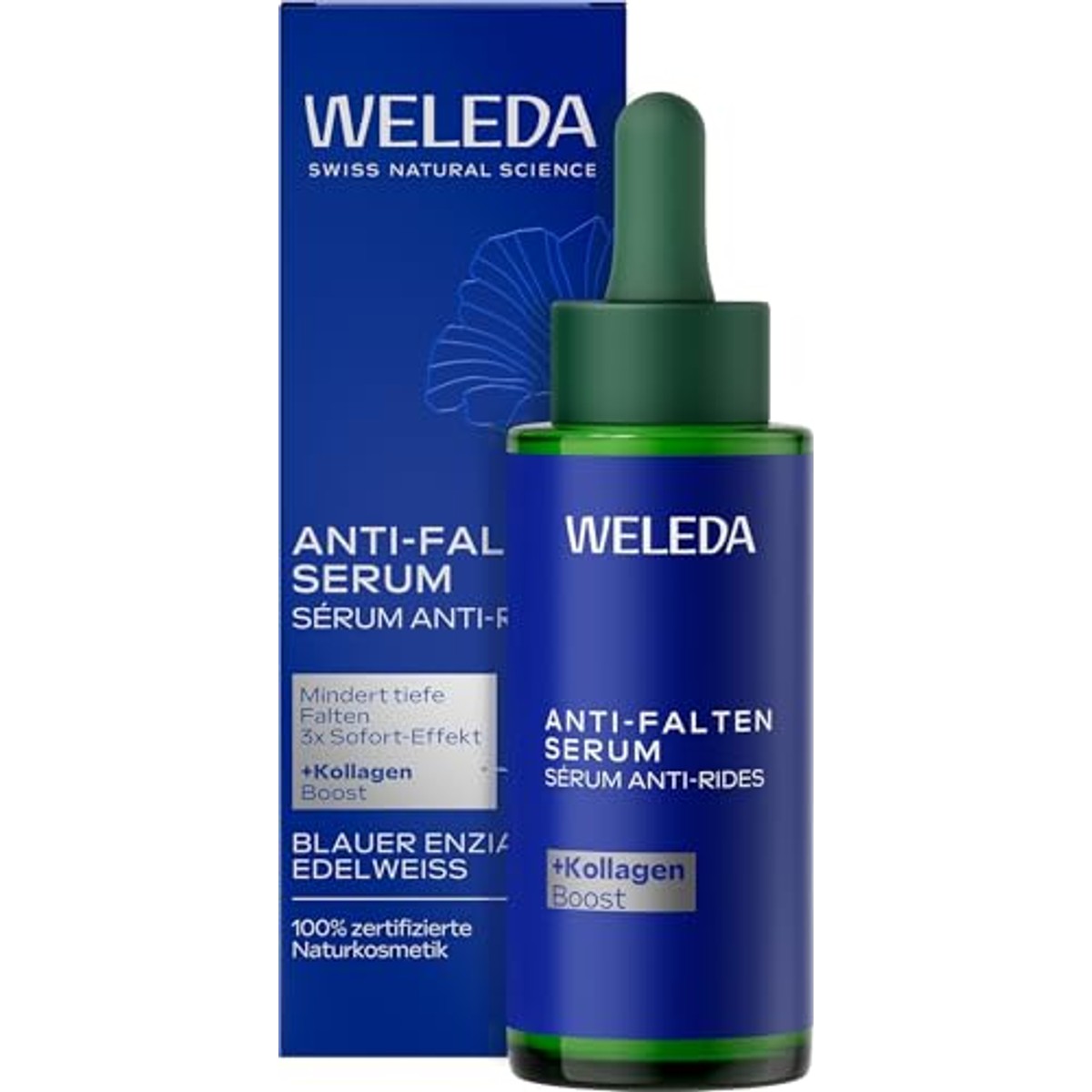 Weleda Anti-rimpelserum Blauwe Gentiaan & Edelweiss 30 ml - 3-pack