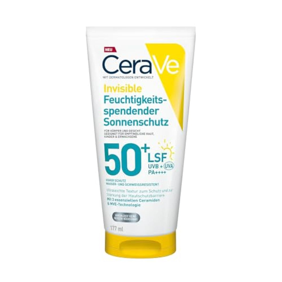CeraVe Onzichtbare Zonbescherming SPF 50+ 177 ml - 6-pack