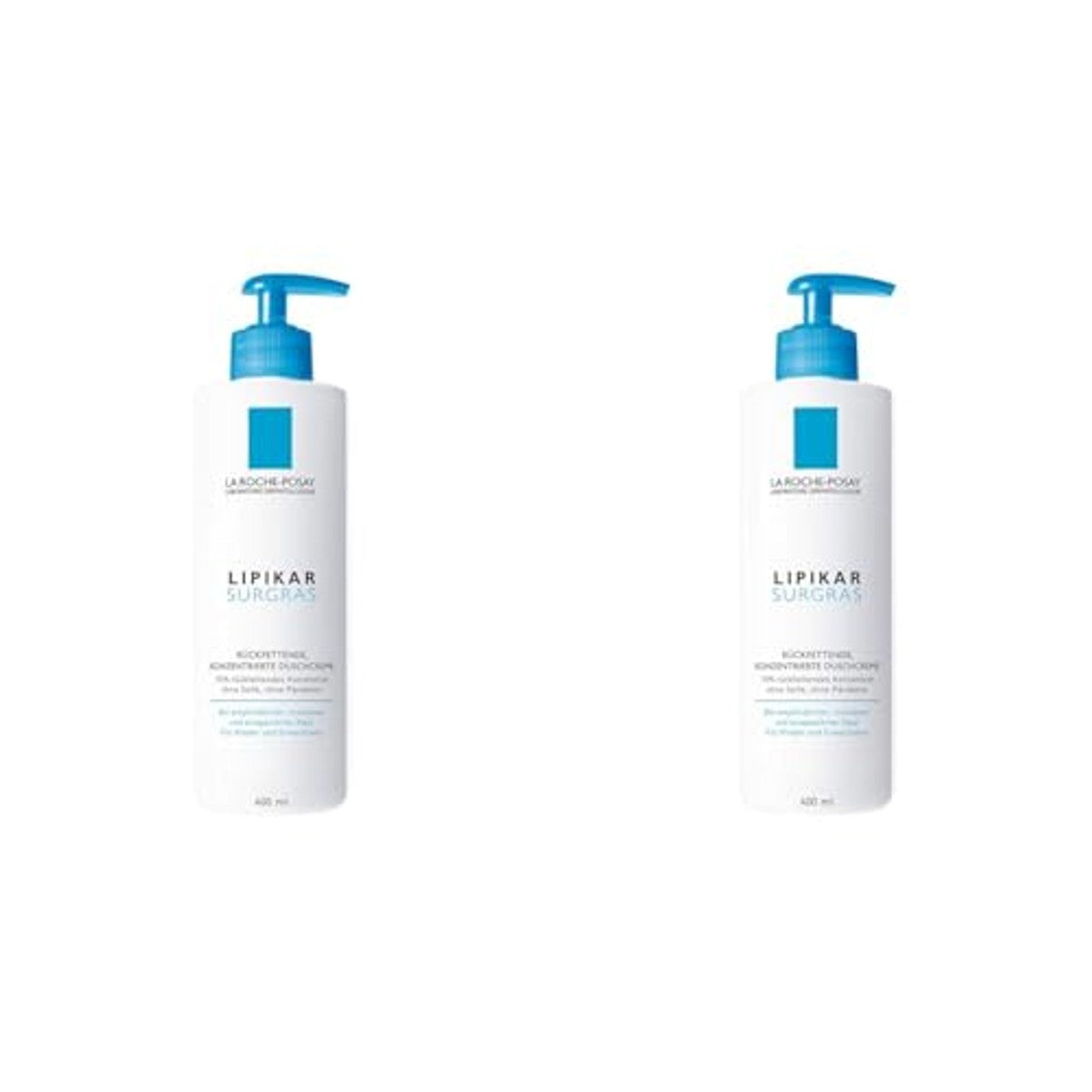 La Roche-Posay Lipikar Surgras Vloeibare Reiniger 400 ml - 3-pack