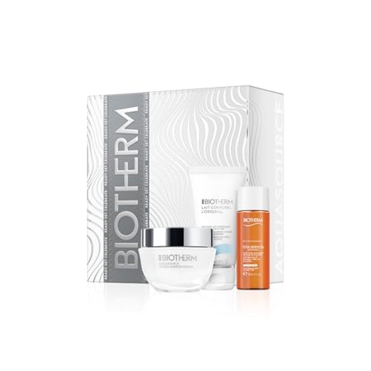 Biotherm Aquasource Hydra Barrier Holiday Set 3-delig Gezicht & Lichaam - 6-pack