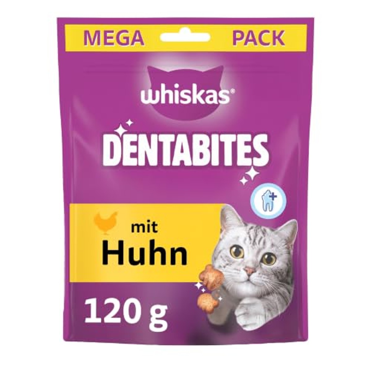 Whiskas Dentabites kattensnack kip 4 x 120 g – foto 2