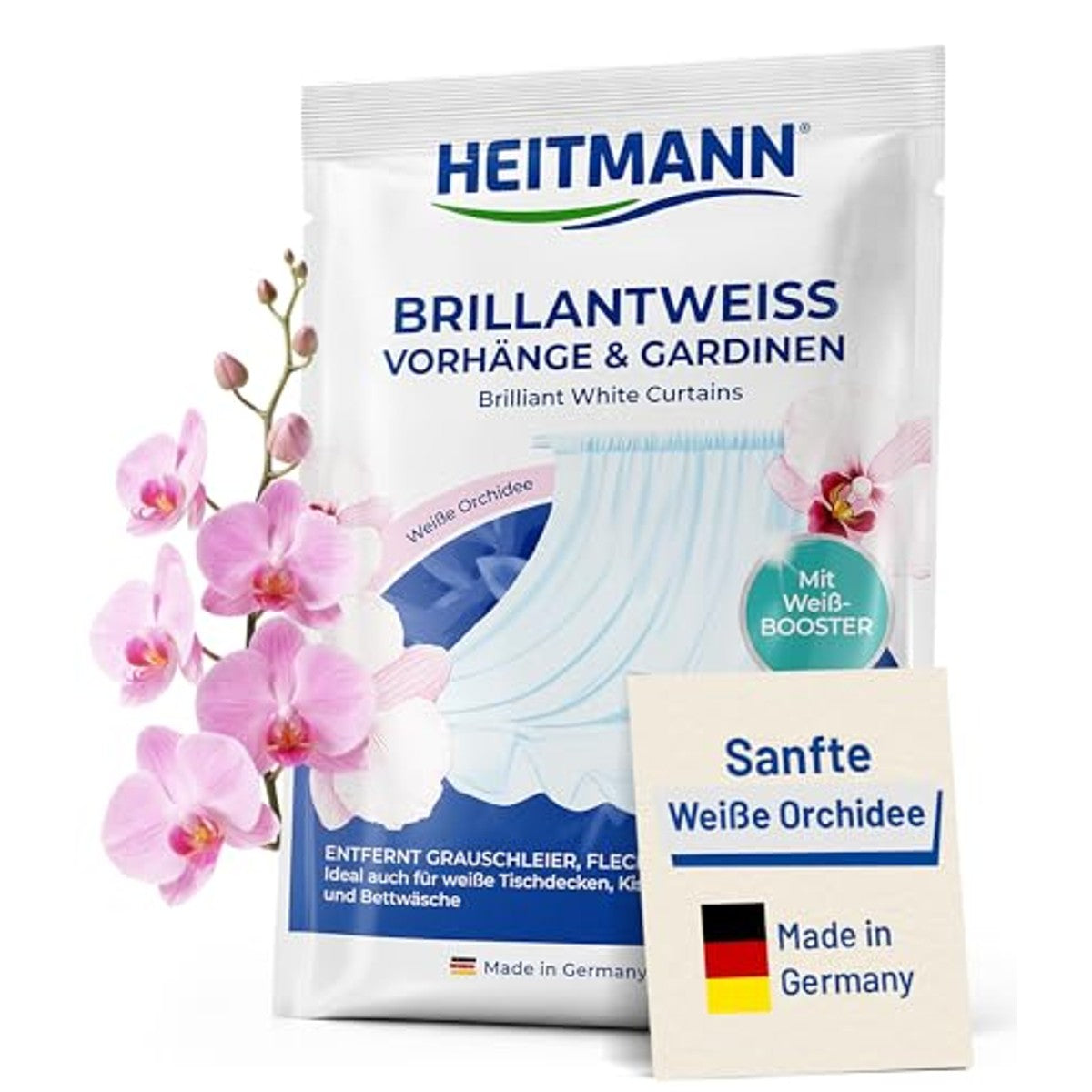 HEITMANN Briljant Wit Gordijnen en Vitrages 50 g – HEITMANN