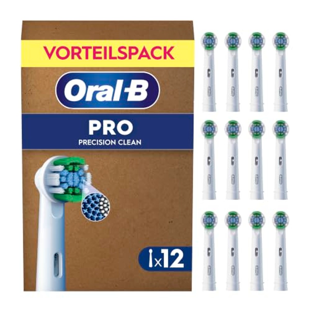 Oral-B PRO Precision Clean opzetborstels wit 12 stuks – Oral-B