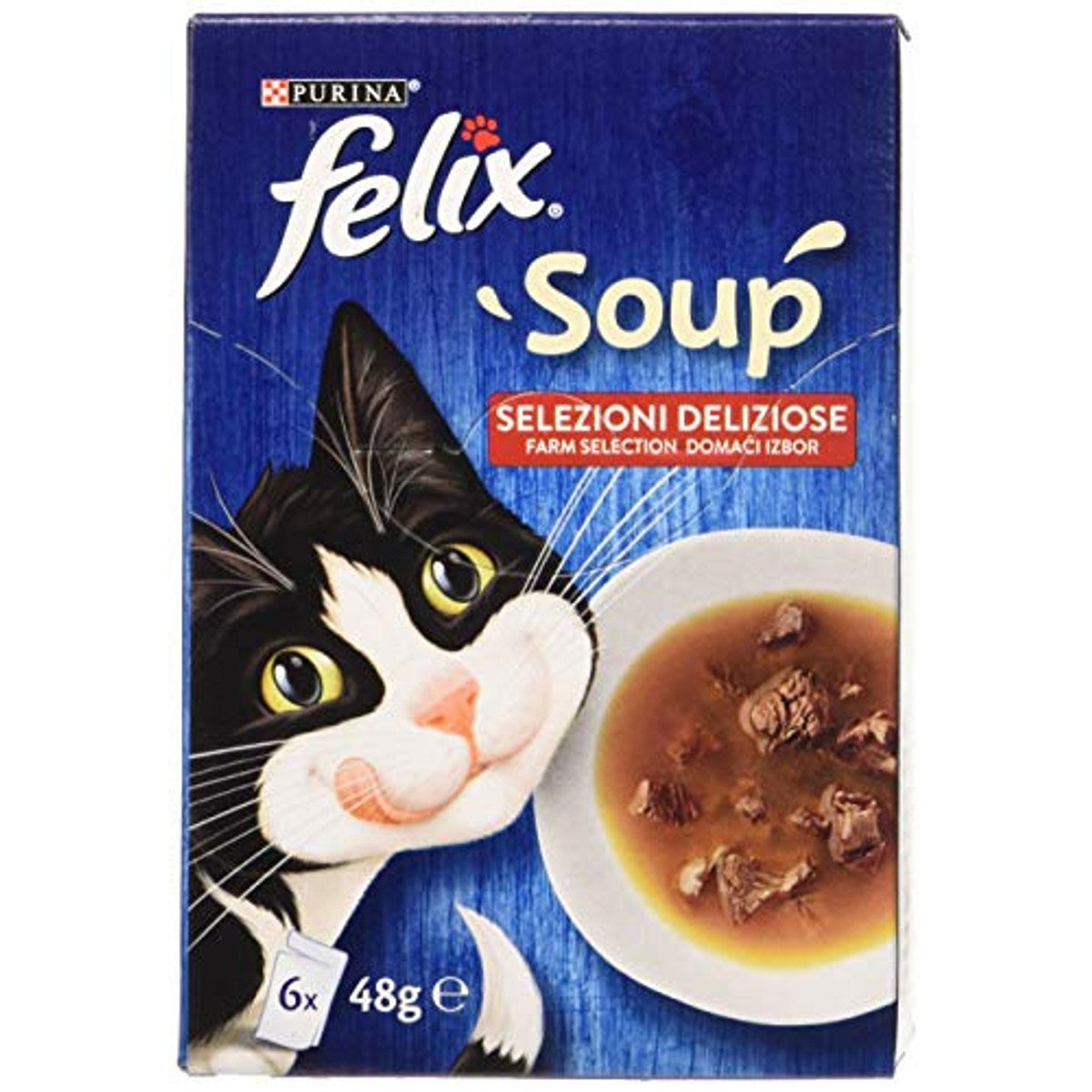 Felix Soup Original kattensoep heerlijke selectie 48 x 48 g - 3-pack – foto 2