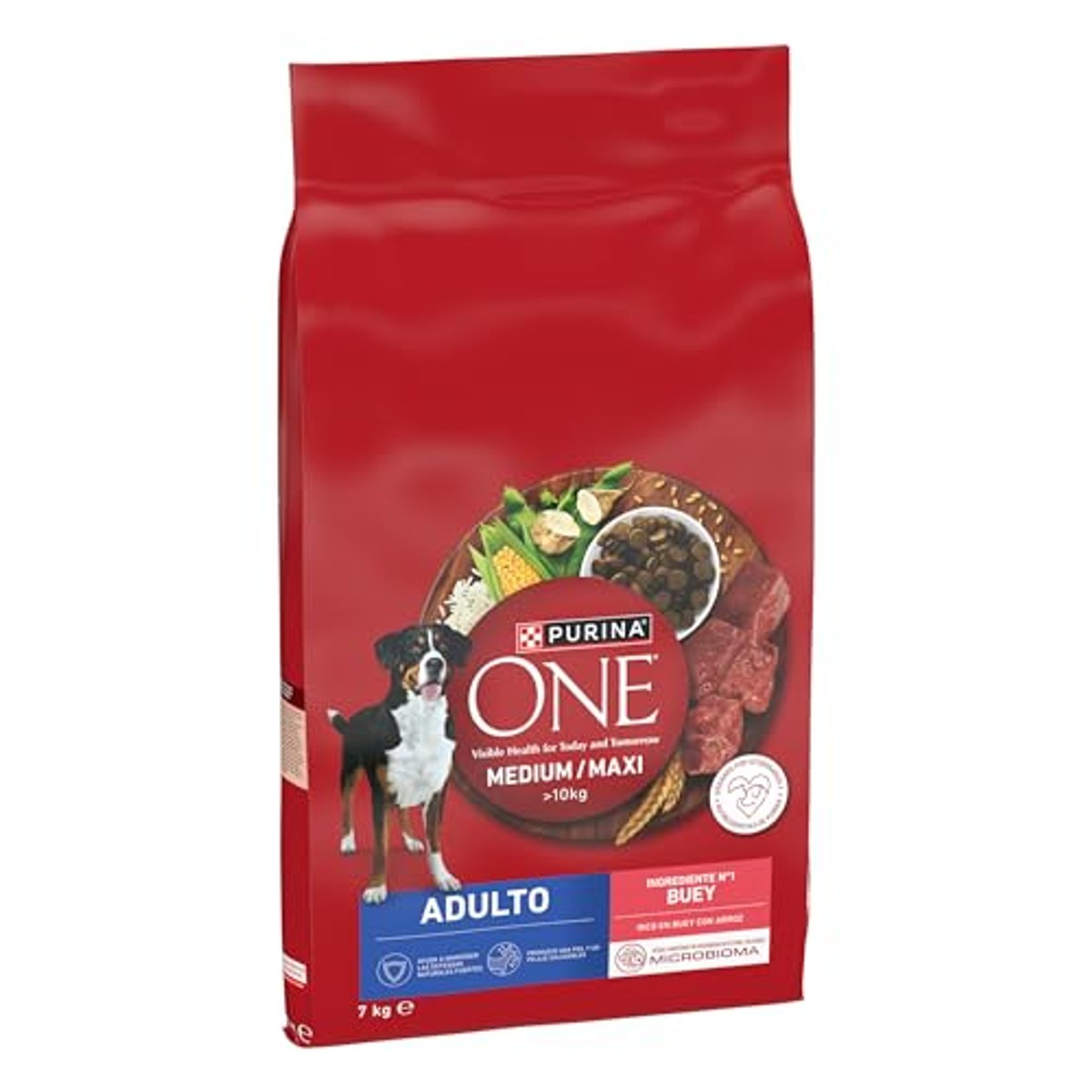 Purina One Medium/Maxi hondenvoer os 7 kg - 3-pack – foto 2