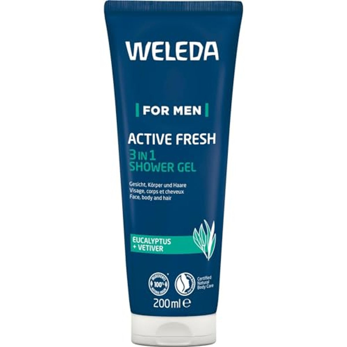 Weleda Douchegel voor Mannen Active Fresh 200 ml