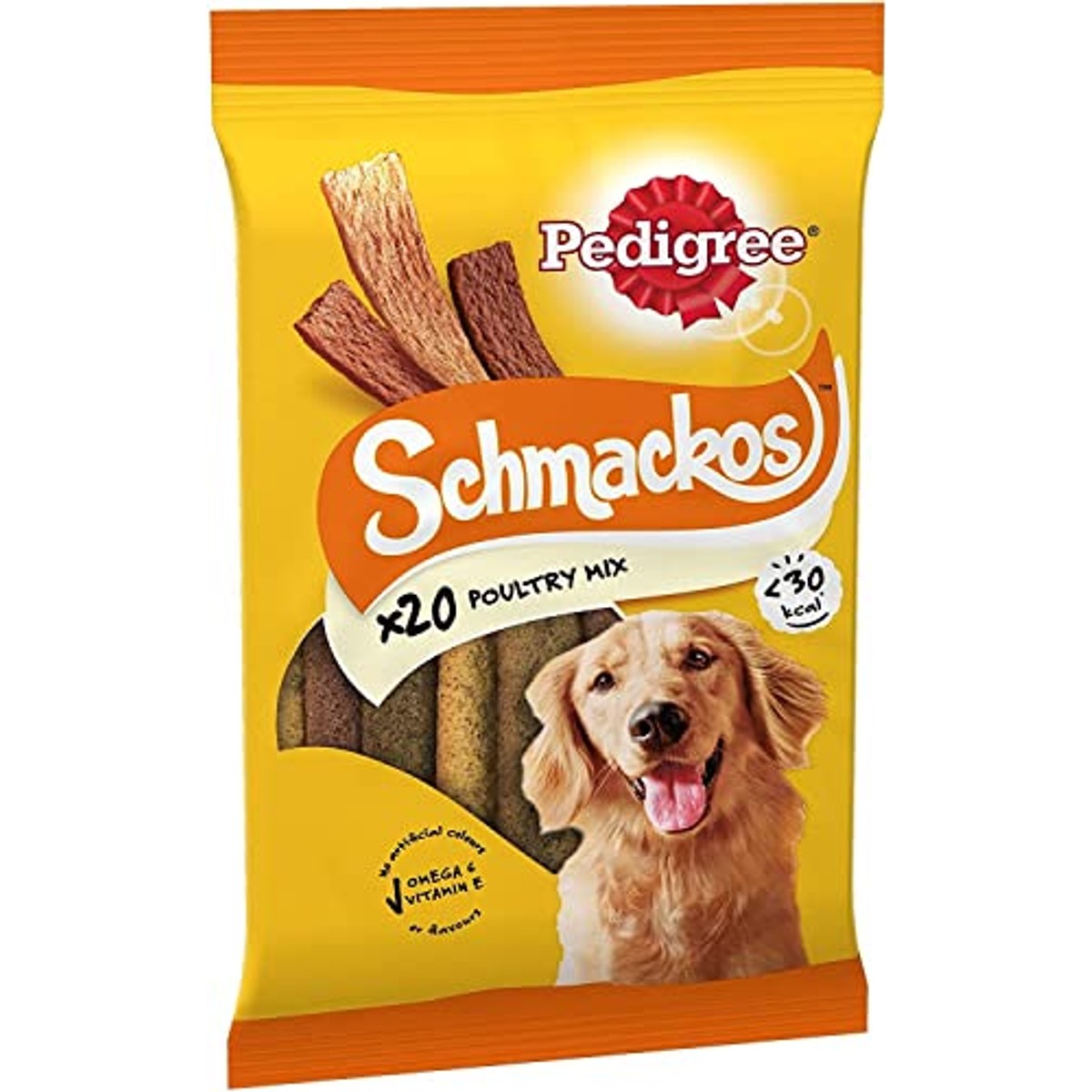 Pedigree Schmackos hondensnack gevogelte 9 x 144 g - 3-pack