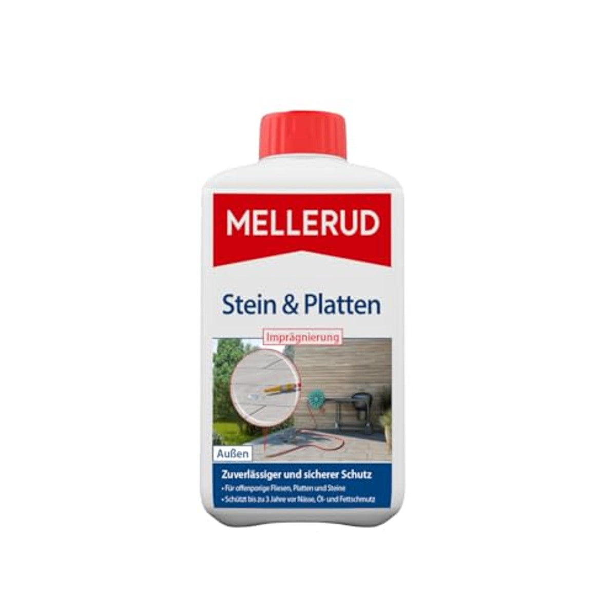 Mellerud Impregneermiddel voor beton, bestrating en tegels 6 x 1 liter - Voordeelverpakking