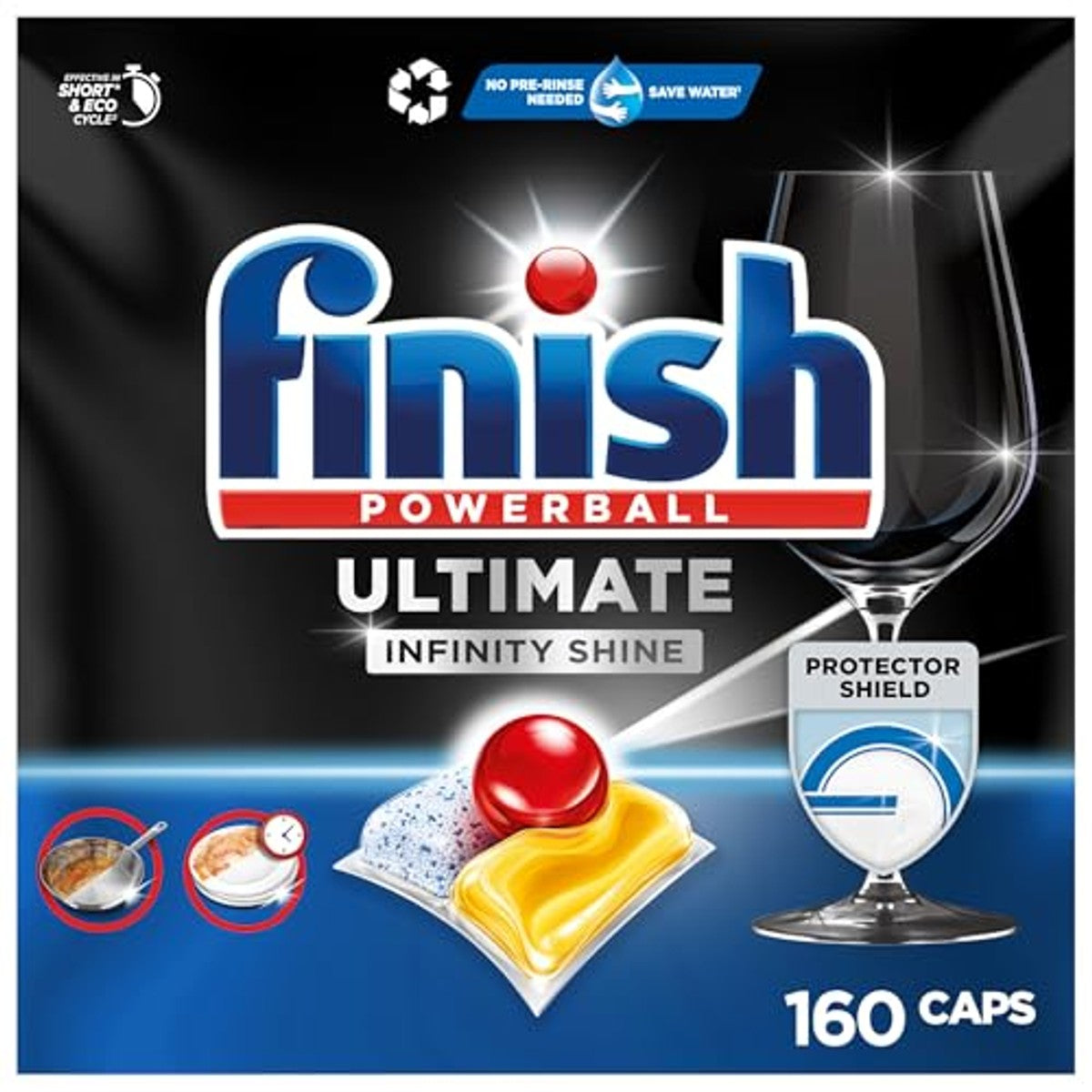Finish Ultimate Infinity Shine vaatwastabletten Gigapack 2 x 80 tabs – foto 2