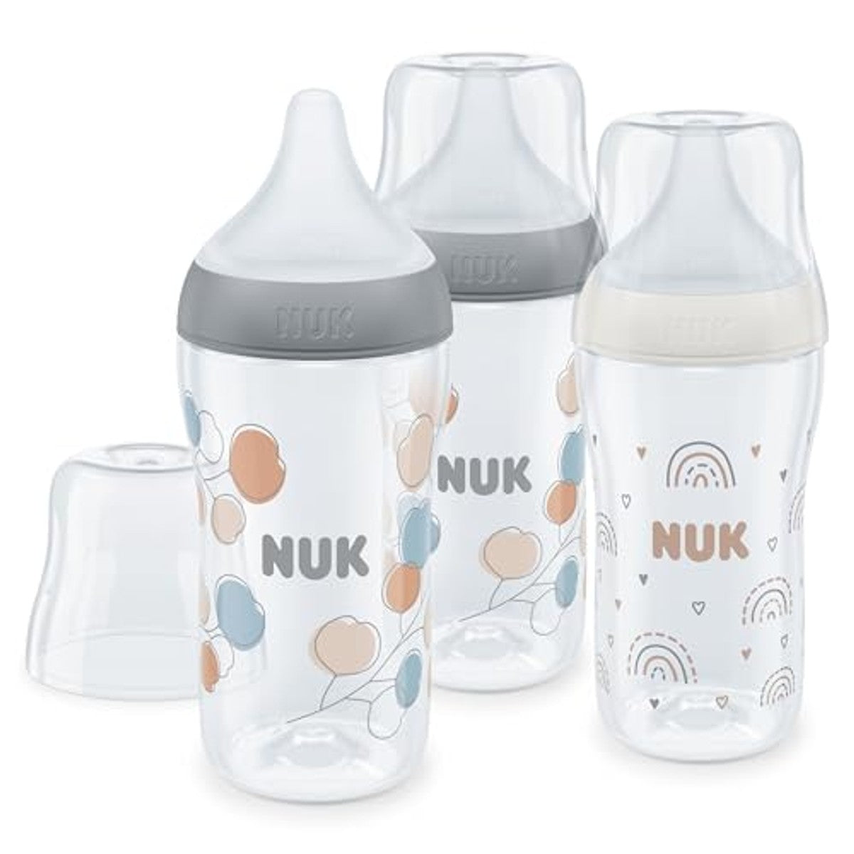 NUK Perfect Match Babyflessenset 260 ml 3 stuks – NUK