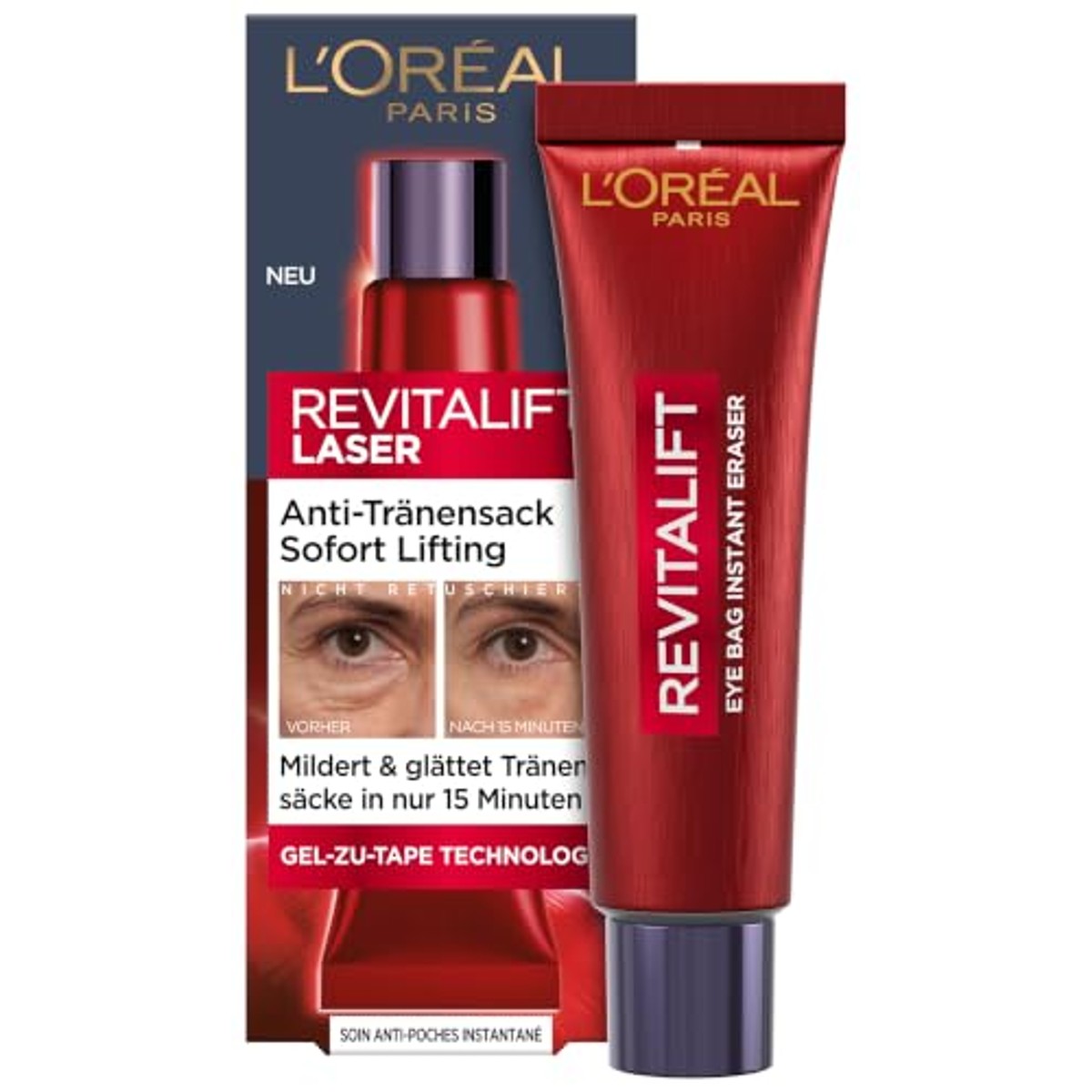 L'Oréal Paris Revitalift Laser Anti-Eye Bag 3 x 15 ml - Voordeelverpakking