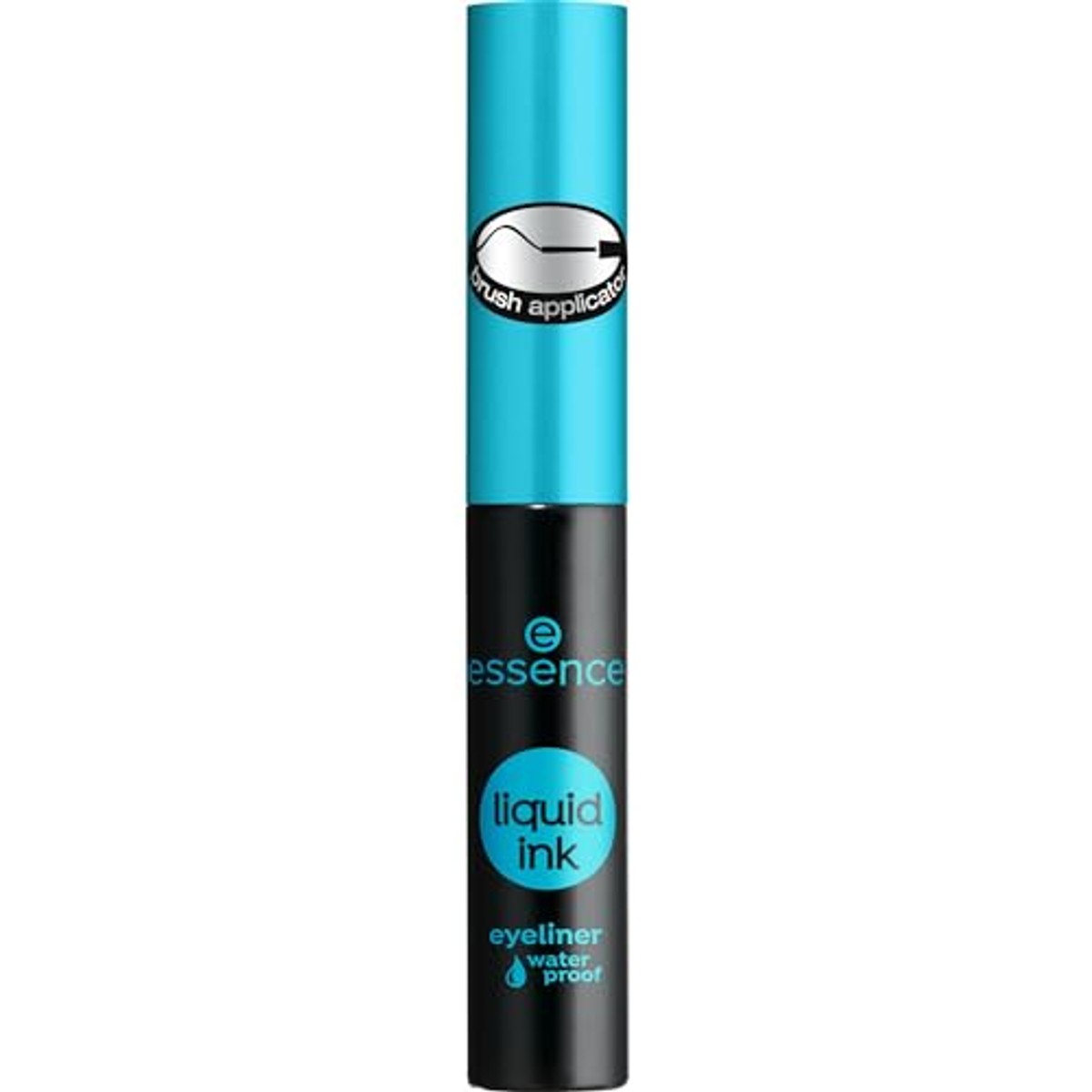 essence Liquid Ink Eyeliner waterproof nr. 01 zwart 3 ml - 3-pack