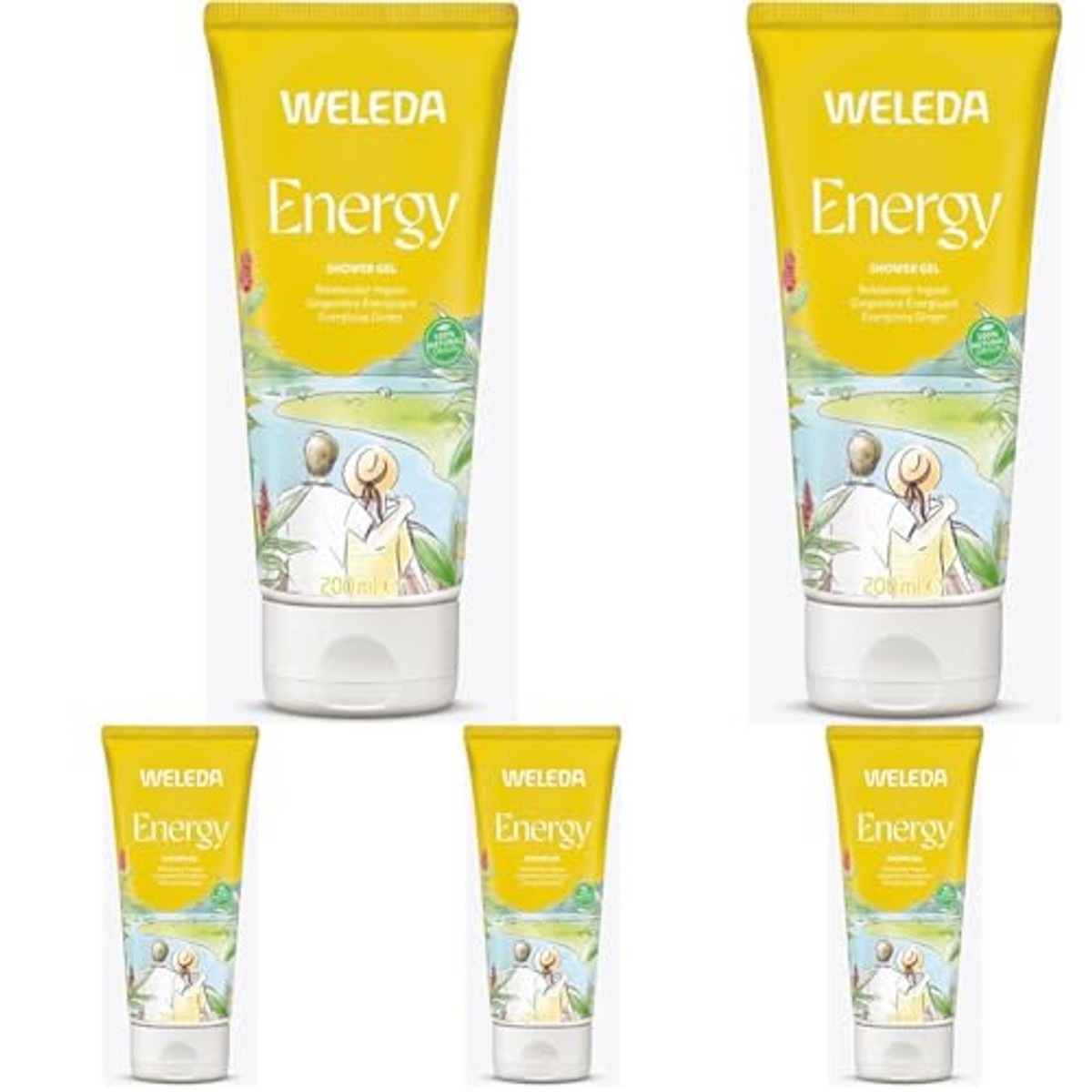 Weleda Aroma Shower Energy Douchegel 200 ml - 6-pack – foto 2