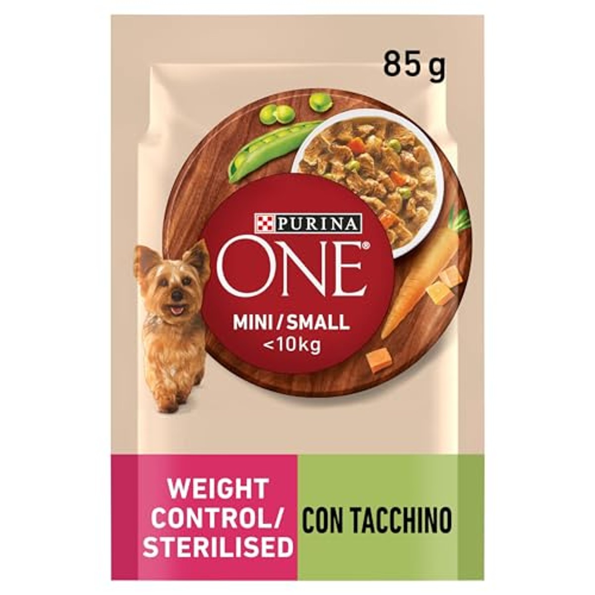 Purina One Mini Gewichtscontrole hondenvoer kalkoen 26 x 85 g - 6-pack