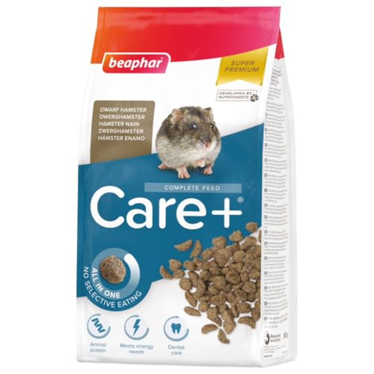 Beaphar Care+ Dwerghamstervoer 500 g - 3-pack