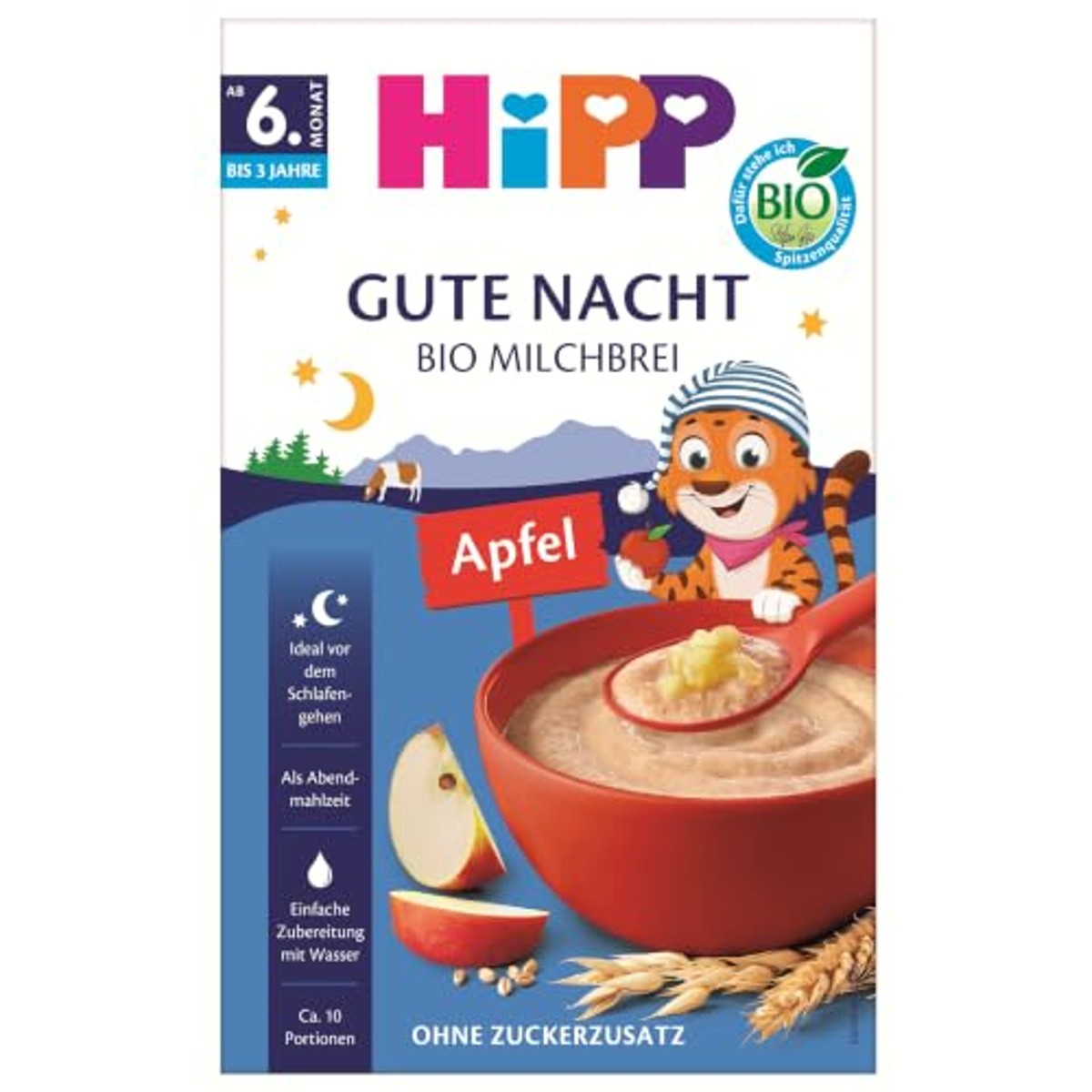 HiPP Biologische Goede Nacht Melkpap Haver Appel 4 x 475g – HiPP