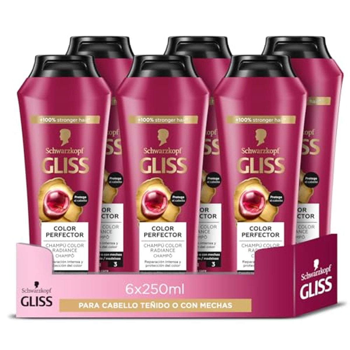 Gliss Ultimate Color Shampoo 6-pack (6 x 250 ml) - 1500 ml – Gliss