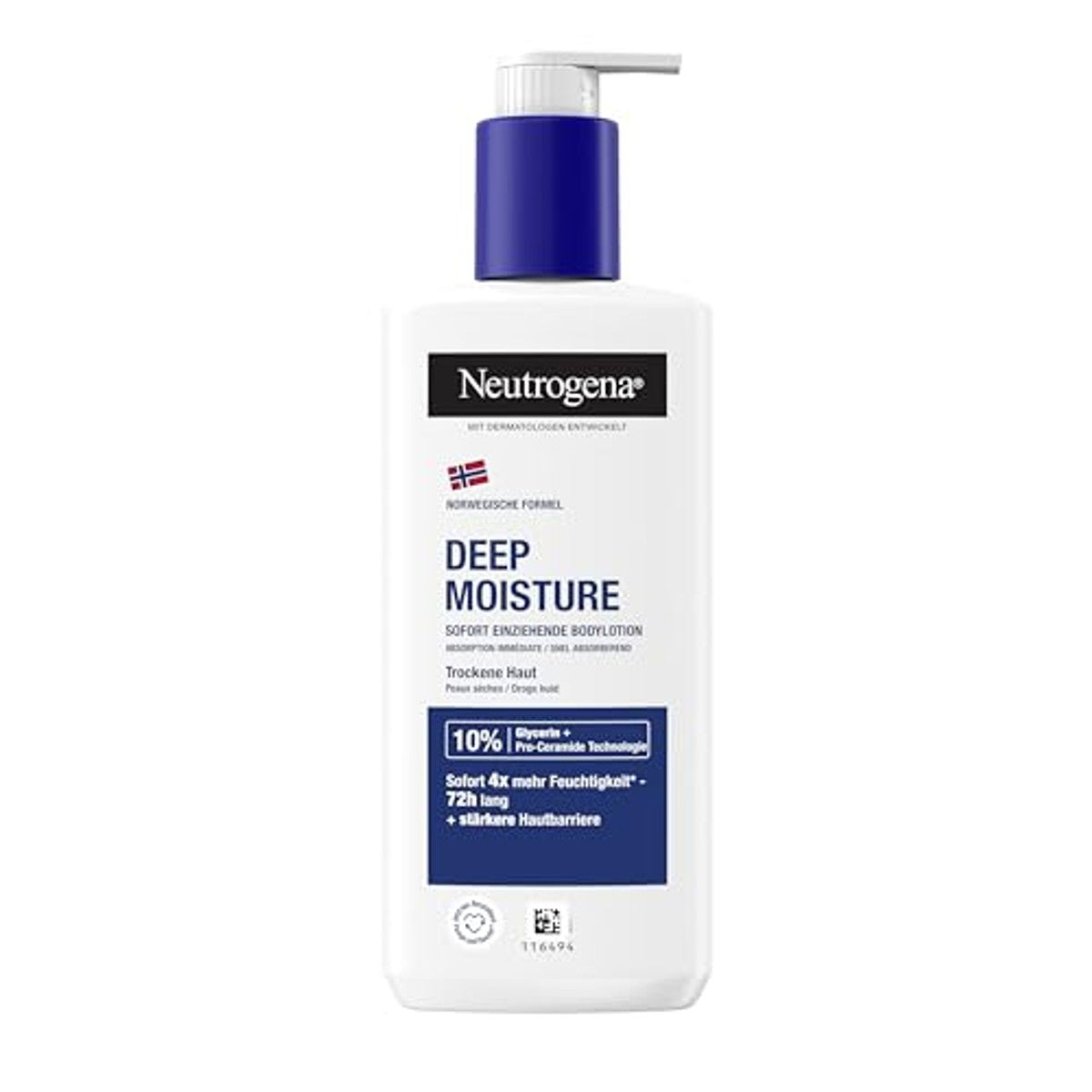 Neutrogena Deep Moisture Body Lotion droge huid 3 x 250 ml - Voordeelverpakking