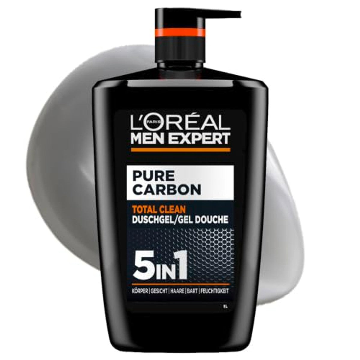 L'Oréal Paris Men Expert Pure Carbon douchegel 3 x 1000 ml - Voordeelverpakking