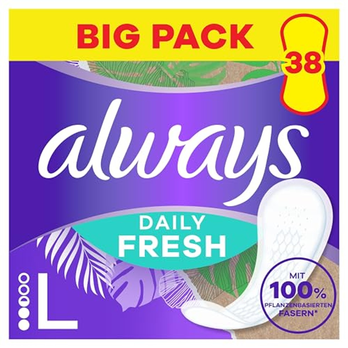 Always Daily Fresh Long Inlegkruisjes 38 stuks – Always