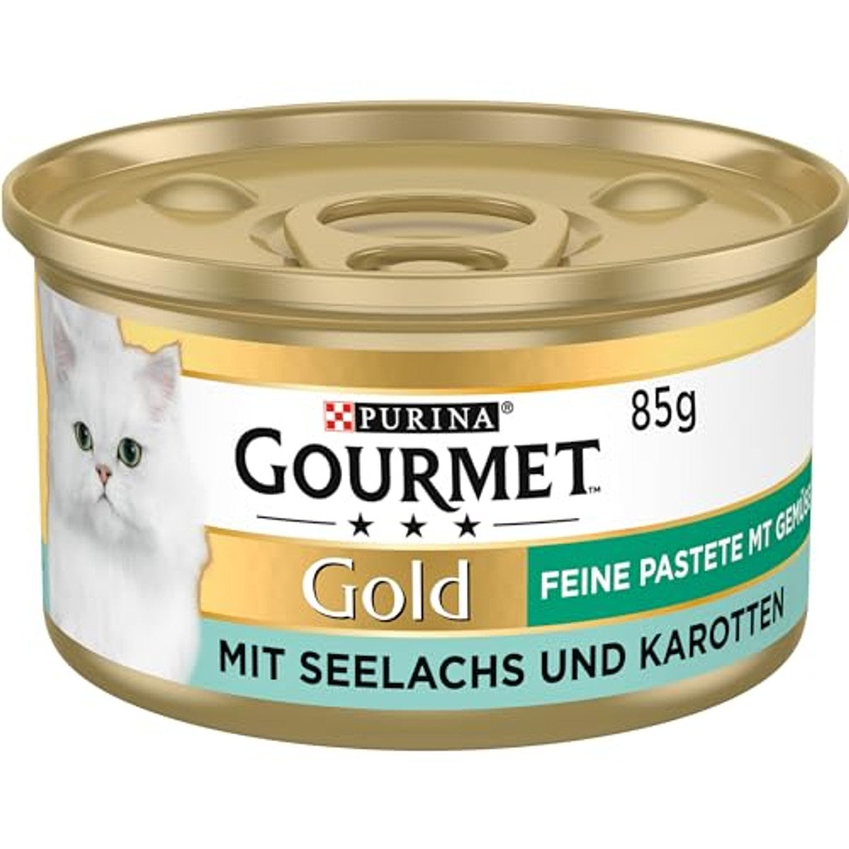 Purina Gourmet Gold Fine Pate Hoogwaardig kattenvoer, pakket van 12 (12 x 85 g blik) | Kattenvoer nat – Gourmet