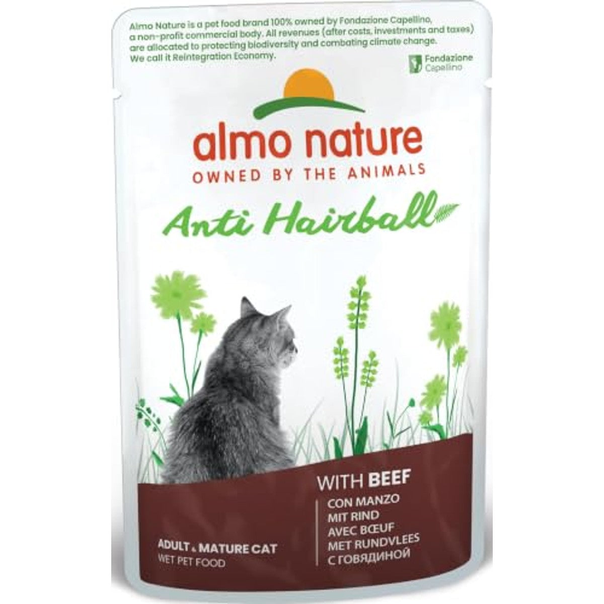 ALMO 5292 Anti-Hairball 70g Beef – almo nature