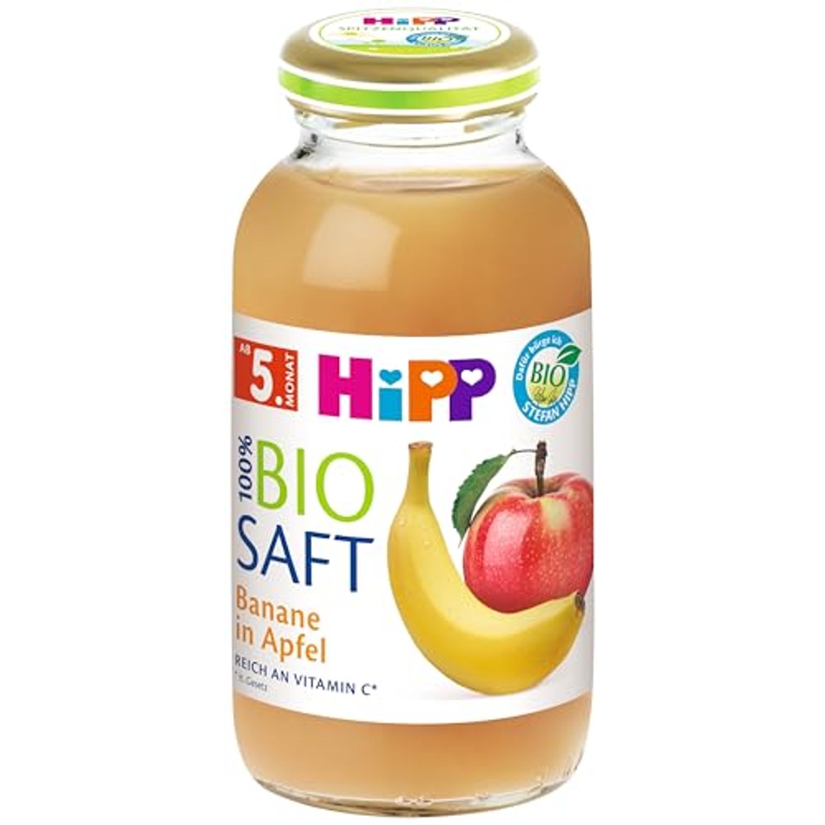 HiPP Bananen-appel biologisch, 6 stuks (6 x 200 ml) – foto 2