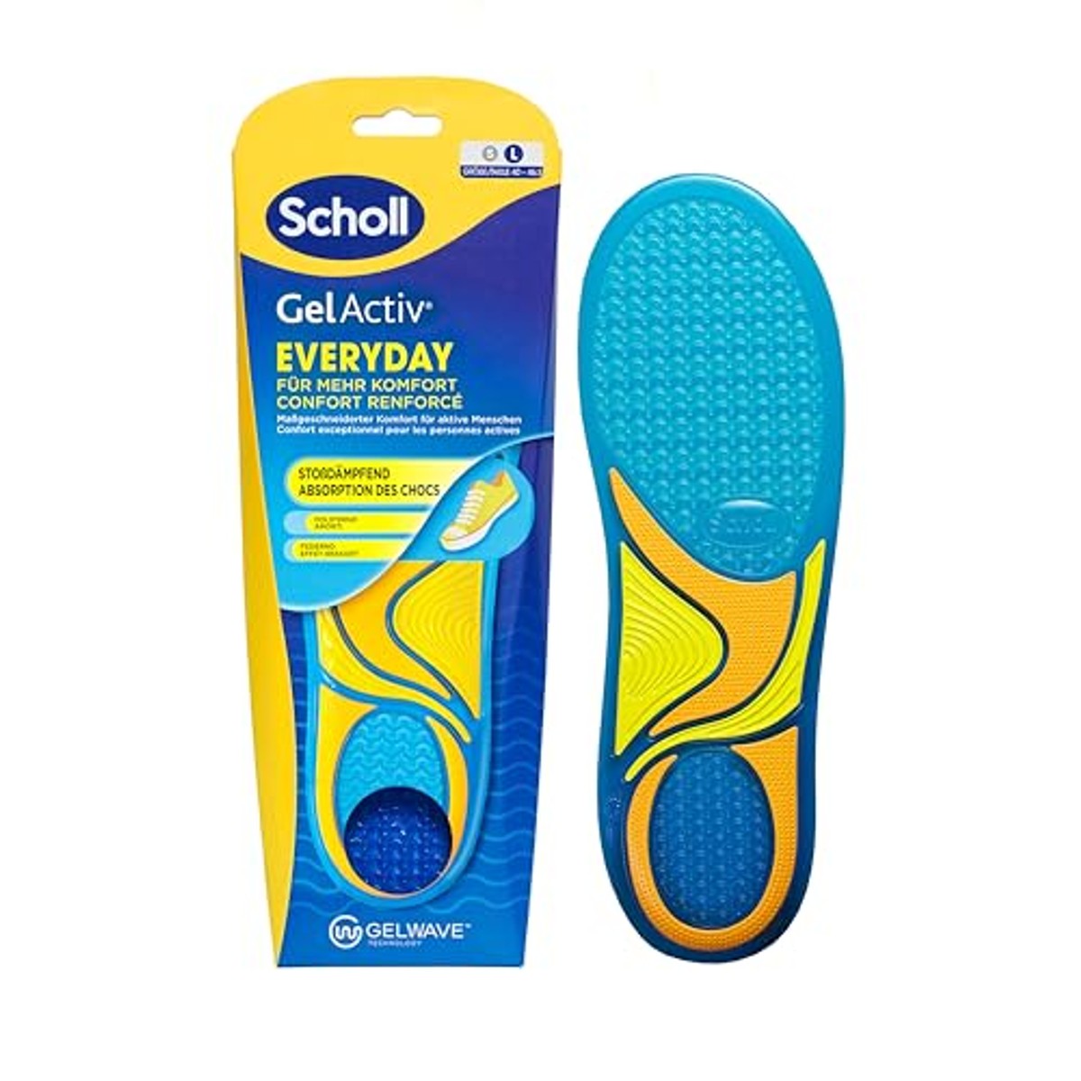 Dr. Scholl's GelActiv Everyday inlegzolen mannen 40-46,5 - 3-pack