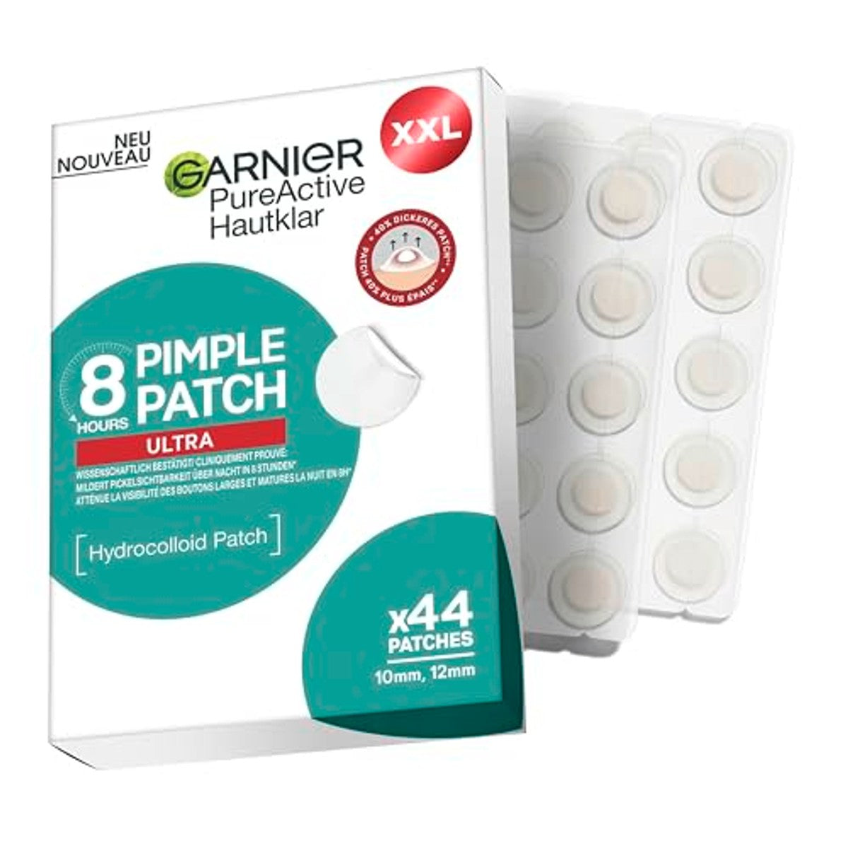 Garnier PureActive Hautklare Puistjes Patch Ultra XXL Pack 6 x 44 stuks - Voordeelverpakking