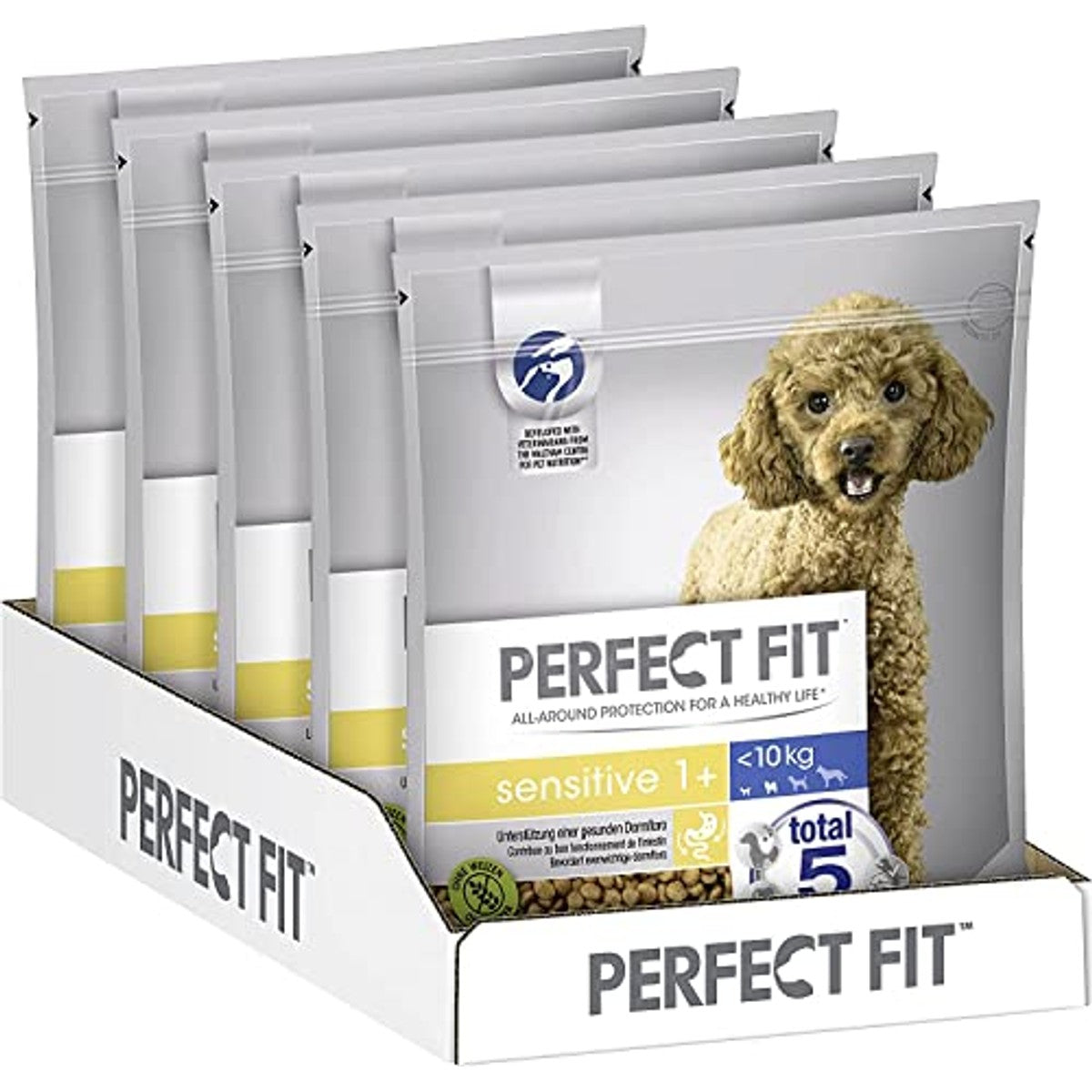 Perfect Fit Sensitive Adult 1+ hondenvoer kalkoen 5 x 1,4 kg - 3-pack