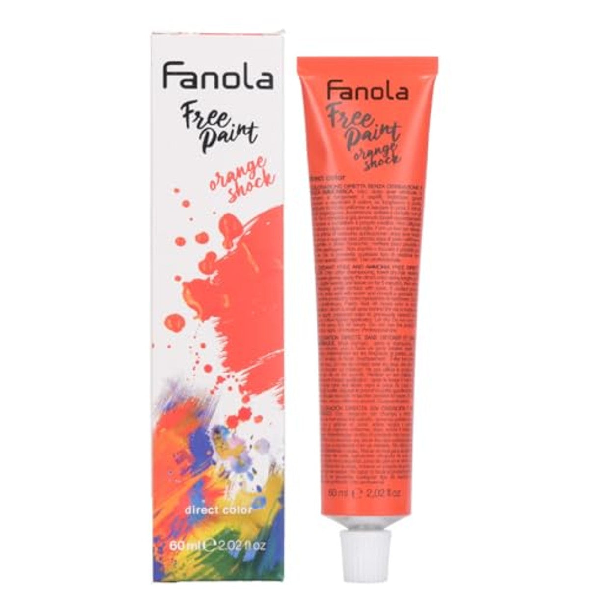Fanola Free Paint Orange Shock 100 ml - 3-pack