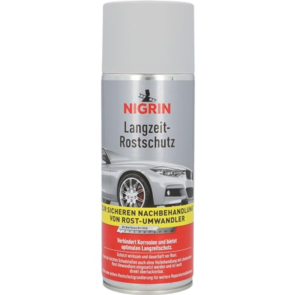 NIGRIN Roestprimer Spray grijs 3 x 400 ml - Voordeelverpakking – foto 2